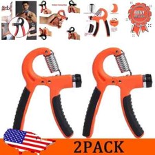 Hand Grip Strength Power Trainer Gripper Strengthener Adjustable Gym Exerciser