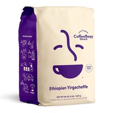 Whole Bean Ethiopian Yirgacheffe Coffee - 5 Lbs of Smooth Light Roast Perfection