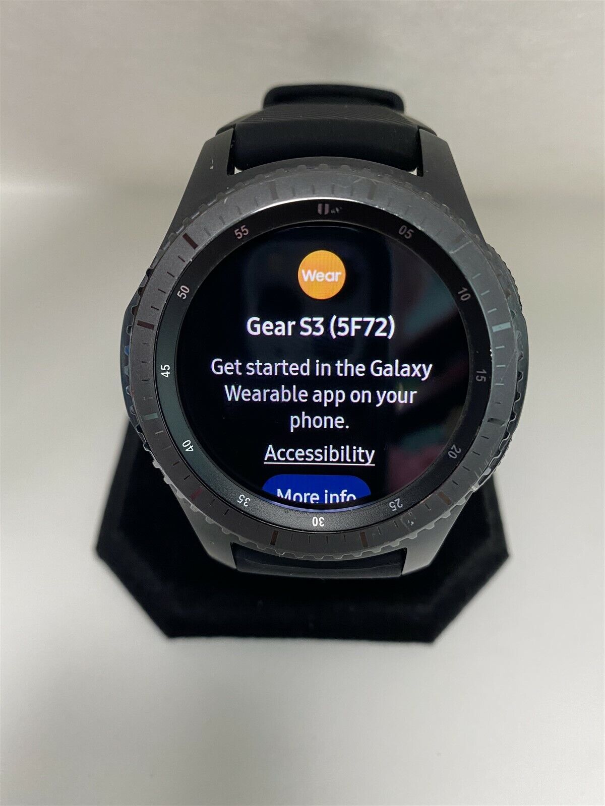 Samsung Gear Frontier 46mm R760 Bluetooth Smartwatch Black VERY GOOD 689283955766 | eBay