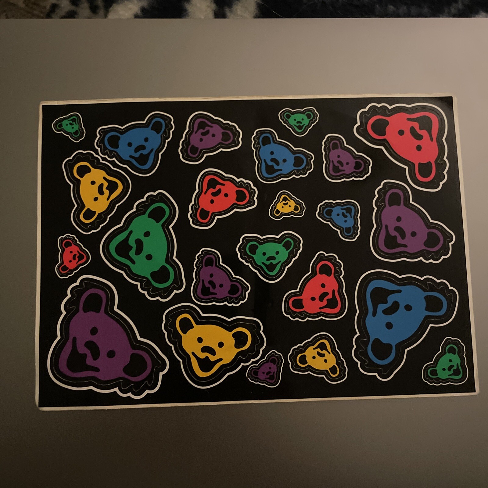 Vintage 90s Grateful Dead Dancing Bear Postcard Jerry Garcia Bob Weir