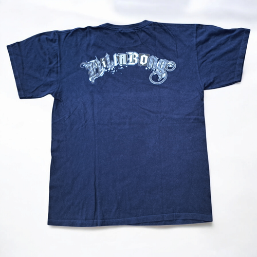 Billabong Camiseta Spellout Vintage Y2K Hecho En México Talla L - Imagen 2 de 7