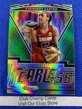 2021 #6 Chennedy Carter WNBA Panini Prizm Fearless Green Prizm Insert Dream