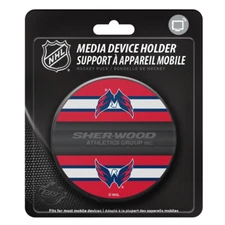 Washington Capitals Hockey Puck Media Device Holder Home/Office Phone Tablet 