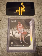 2022-23 Panini Noir TyTy Washington Jr Rookie Icon Edition Holo SP 07/49 Bucs