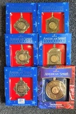 6pc. Hallmark American Spirit Collection Coin Ornament State Quarters Sacagawea