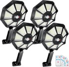 Solar Outdoor Lights, Dusk to Dawn Motion Sensor Flood Light, 168 LED Solar