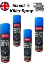 Insectrol Insect Bug Killer Spray Rentokil Fleas Ants Pest Bedbugs Dust Mite 