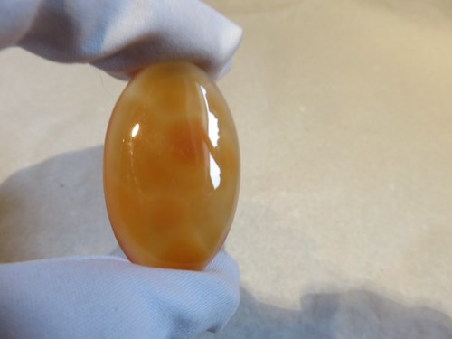 Karneol-Carnelian Cabochon 47x29,2 mm 95 ct. Nr. U28321 - Bild 3 von 3
