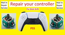 Repair Service - Fix Your Playstation 4 & 5 Controller PS4, PS5 -Fix Stick Drift
