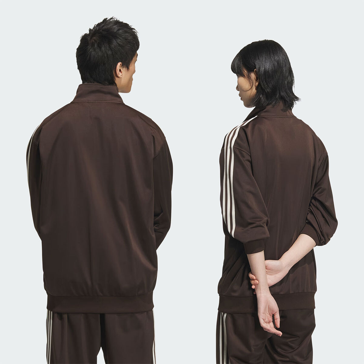 Adidas Originals Mens BB TRACKTOP JACKET JD5267 BROWN ASIAN FIT S