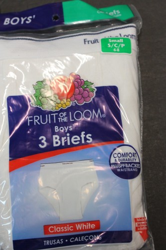 12 pack Fruit of the Loom Boy's Cotton Ribbed Brief Underwear 6-8 waist 22-24" - Picture 9 of 11