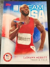LaSHAWN MERRITT 2016 Topps US Olympic Base #34 Track & Field