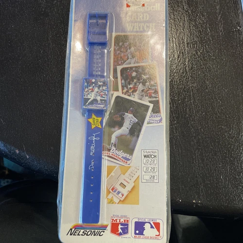 Don Mattingly New York Yankees 1989 Topps Watch Blue, NEW NEVER WORN Rare