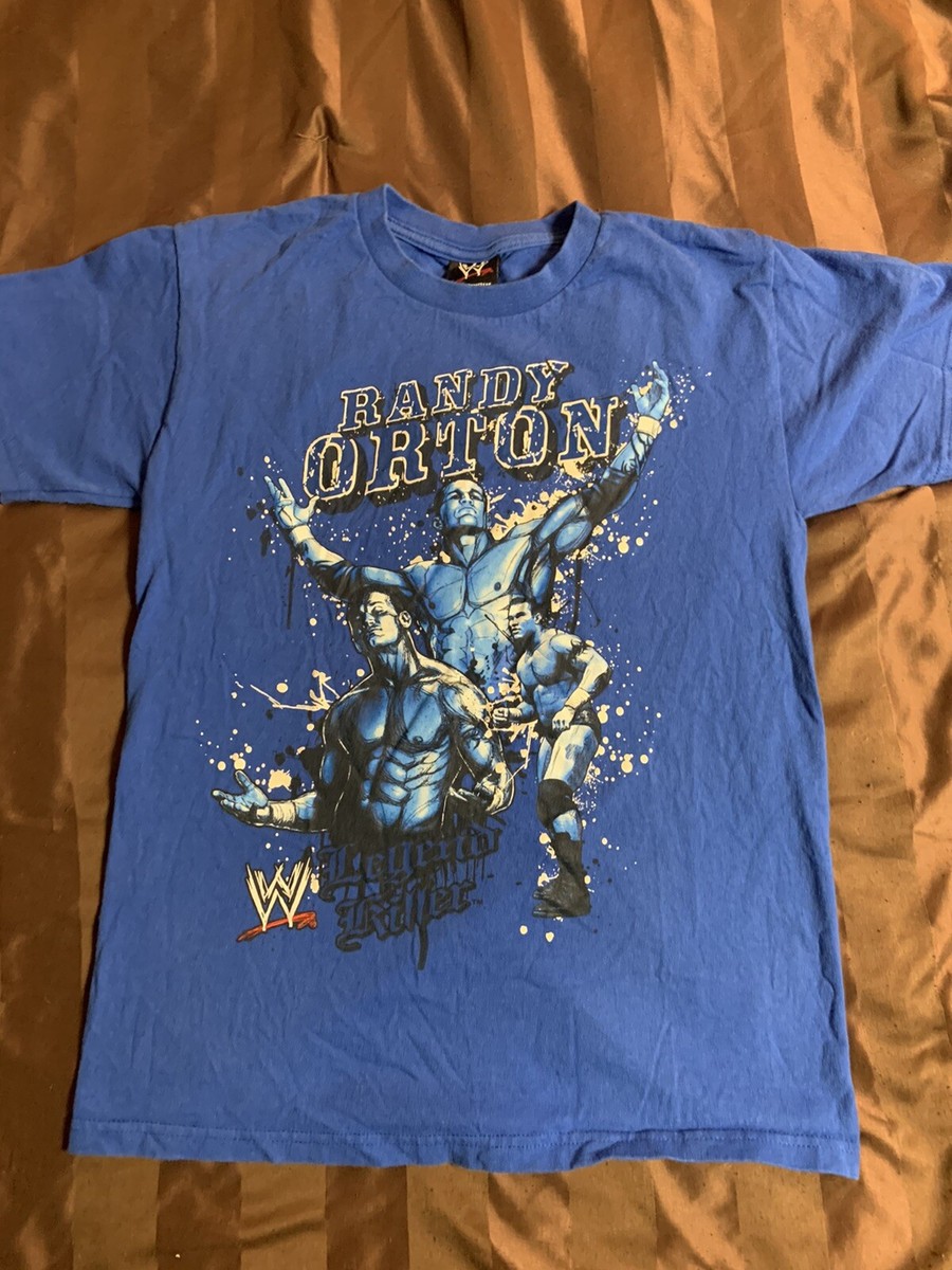 2008 WWE WWF Randy Orton Legend Killer Blue T Shirt Wcw Ecw