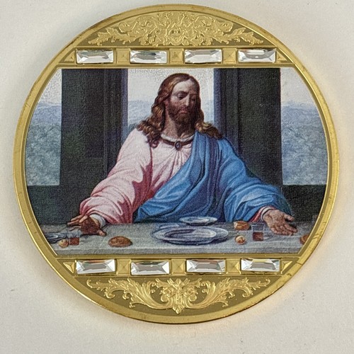 American Mint The Last Supper Coin Collection Jesus w/ COA Jumbo 70mm
