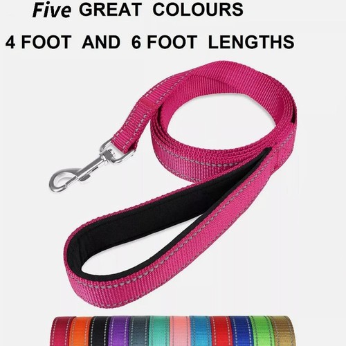 Reflective Dog Training Lead Strong Padded Tracking Leash Dog Lead for Dog
