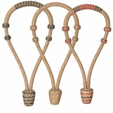 Western Natural Leather set of 3 Rawhide braided 5/8" Bosal 3x1