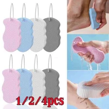 1/2/4X Ultra Soft Bath Body Shower Sponge Spa Scrub Exfoliator Dead Skin Remove