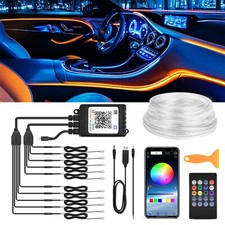 Car Interior RGB LED Strip Light 10-in-1 Neon...