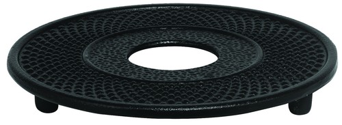 AVANTI Large Cast Iron Tea Pot 600ml Fine Hobnail Black BONUS TRIVET! - Picture 8 of 9