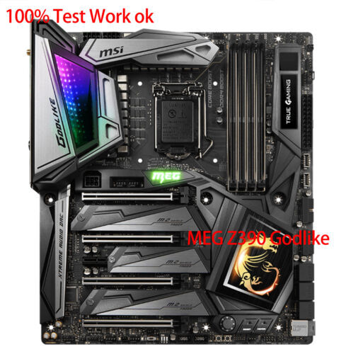 MSI MEG Z390 GODLIKE Motherboard Intel Z390 LGA 1151 DDR4 3 x M.2 E-ATX USB 3.1