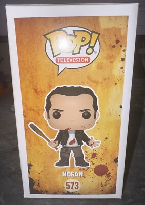 Funko Negan Bloody Pop The Walking Dead TWD Rare Vaulted #573 W