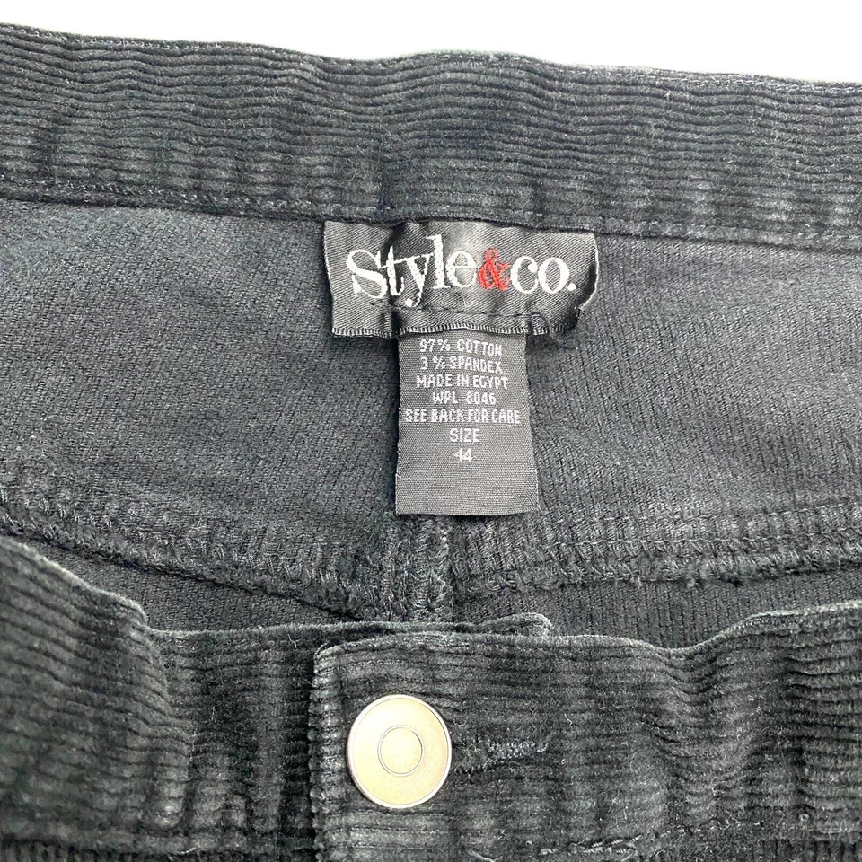 Женские прямые вельветовые брюки Style & Co размер 14 - Изображение 2 из 3