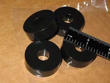 4 VIBRATION ISOLATION RING FEET 1.5" 38mm DIA .5"H 50D SORBOGEL TURNTABLE Q NS