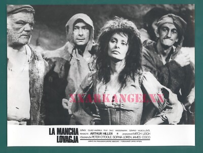  m476  Sophia Loren movie promo pictures 1980's Hungary / Man of La Mancha promo