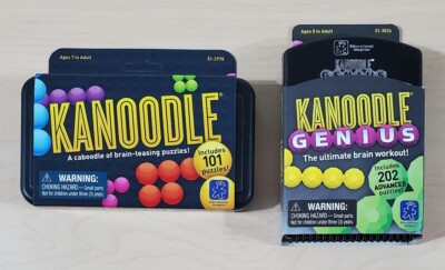 New & Sealed Complete Set of Both Kanoodle & Kanoodle Genius Logic Game Puzzles