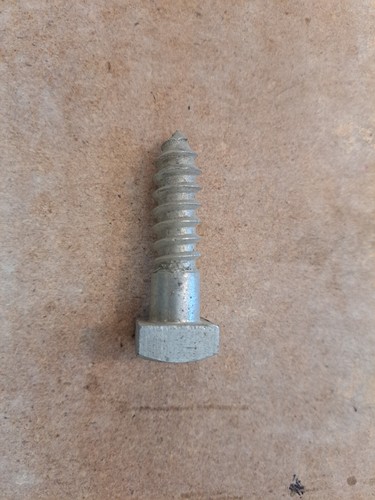 LOT OF 12 NEW 1/2" X 2" SQUARE HEAD ZINC PLATED LAG BOLTS - Picture 6 of 8
