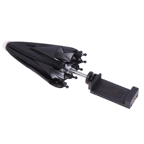 Waterproof Portable Mini Mobile Phone Holder Locomotive Umbrella Bike Umbrella - Zdjęcie 10 z 12
