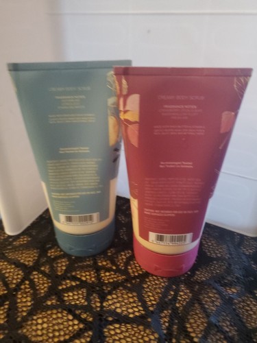 NWT Bath & Body Works Lakeside Citrus & Pinkberry Clouds Creamy Body Scrub 8oz - Picture 2 of 2