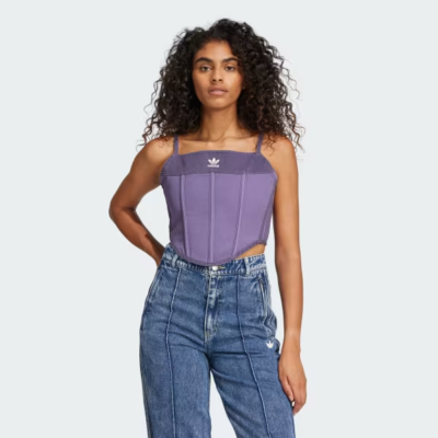 Adidas Originals X Ksenia Schnaider Denim Corset Purple Women's