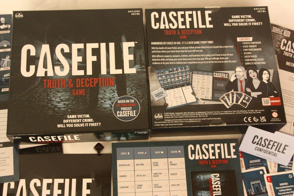 Casefile: Truth Deception Game Murder Mystery Board Game UK - Main Image