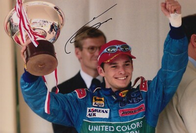 Photo Dédicacée Giancarlo Fisichella - F1 - Format 12x8 Avec Certificat