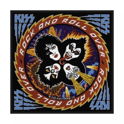 KISS - Patch Aufnäher - Rock N Roll Over 10 x 10cm