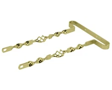 ORIGINAL F&R Vintage Lowrider 26" Bicycle Cage Flat Twisted Bumper Gold Frnt/Bck