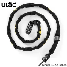 Bicycle Chain Lock 4Digit Password Bike Lock Anti-theft  Heavy Duty Padlock Safe
