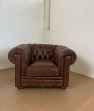 CHESTERFIELD    POLTRONA    IN VERA PELLE