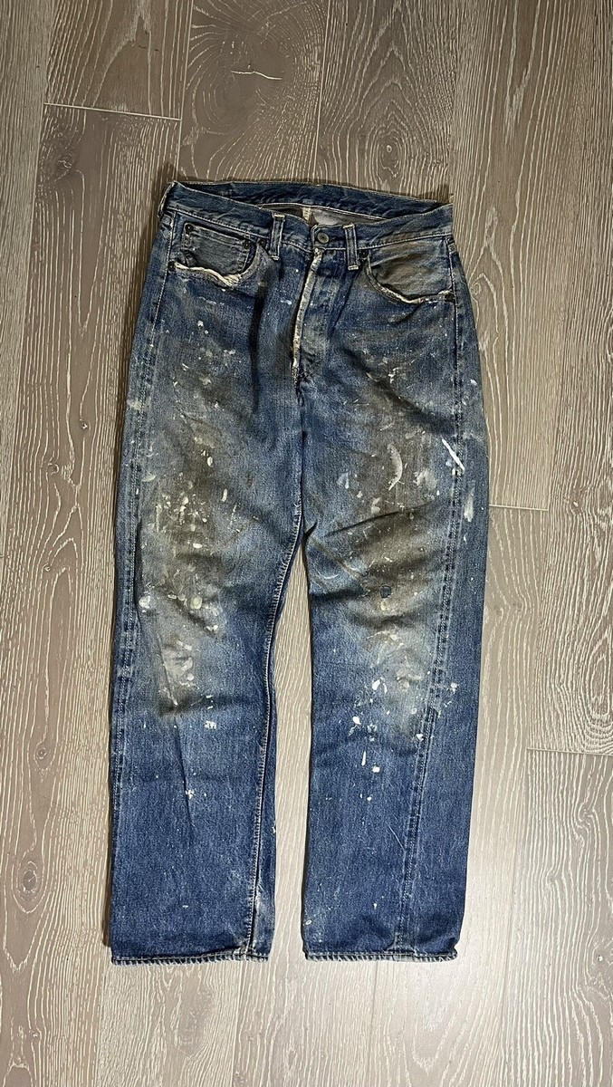 Vintage Levis 501 XX 1950's big E Button Fly Redline Vintage Levis 501 XX 1950's big E Button Fly Redline