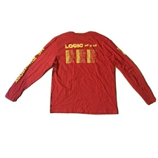 Logic Bobby Tarantino Vs. Everybody 2018 Tour Long Sleeve Tee T Shirt Red Size M
