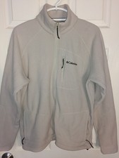 Columbia Fast Trek II Full-zip Fleece Jacket In A Color Stone Or Gray. Size M