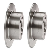 2 Bremsscheiben Ø 280,7 Mm Voll Bosch Iam-Expertise Passend FüR U.A. Volvo 240