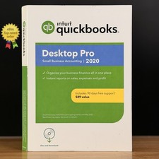 Quickbooks 2020 Desktop Pro Windows Accounting Retail -NO SUBSCRIPTI0N- TESTED