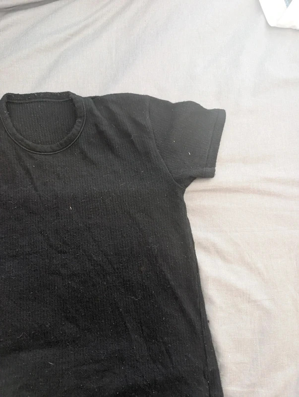Marks & Spencer Black Heatgen Maximum Warmth Thermal T-Shirt - Small image 4