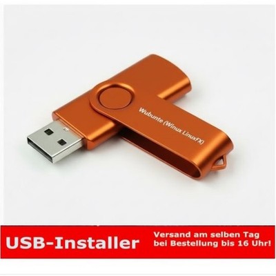 Linux Wubuntu  mit Windows 11-Aussehen für jeden PC 16 GB  Live USB