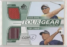 2021 SP Game Used Tour Gear Combos David Duval Tom Lehman #TG2-LD 1d4