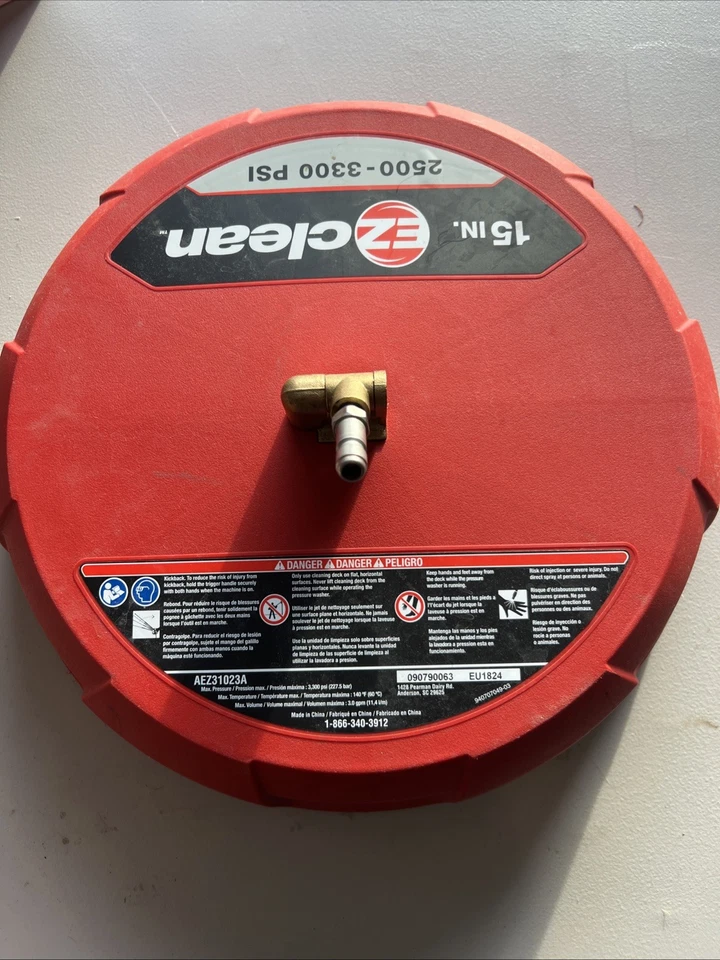EZ Clean AEZ31023A 15 pulgadas Limpiador de superficies 2500-3300 PSI para lavadora a presión Foto 3 de 4