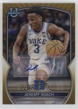 2022-23 Bowman U Chrome Prospect Gold Refractor 14/50 Jeremy Roach #76 Auto 0ws3